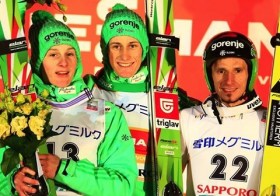 Prišli, skočili, zmagali - Slovenija najboljša v Sapporu